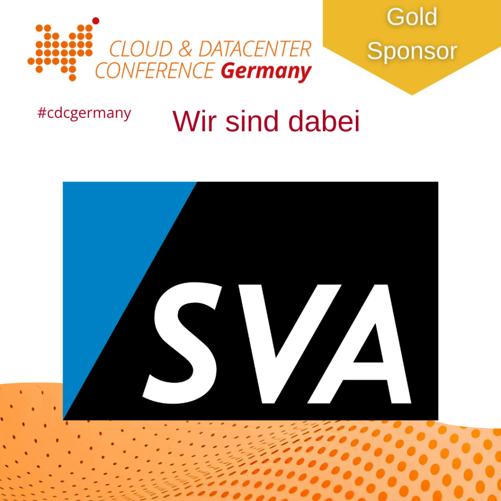 Das Logo der SVA als Gold Sponsor der CDC
